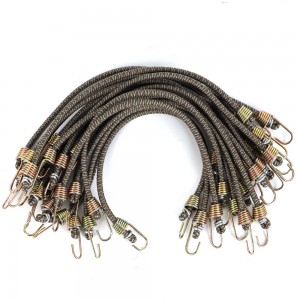 10 inch Mini Bungee Cords With Steel Hooks #XS16022
